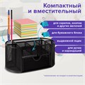 Подставка-органайзер металлическая BRAUBERG "Germanium", 9 секций, 105х220х110 мм, черная, 237418 237418