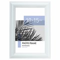 Рамка 10х15 см небьющаяся, багет 17,5 мм, пластик, BRAUBERG "Colorful", белая, 391239 391239