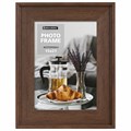Рамка 15х21 см небьющаяся, багет 40 мм пластик, BRAUBERG "Walnut", цвет орех, 391264 391264
