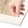 Рамка 15х21 см с паспарту 10х15 см небьющаяся, аналог IKEA, багет 26 мм, МДФ, BRAUBERG "Zool", цвет слоновая кость, 391374 391374