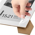 Рамка 15х21 см с паспарту 10х15 см небьющаяся, багет 20 мм пластик, BRAUBERG "New Age", белая, 391274 391274