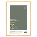 Рамка 21х30 см небьющаяся, аналог IKEA, багет 12 мм дерево, BRAUBERG "Woodray", цвет натуральный, 391360 391360