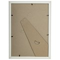 Рамка 21х30 см небьющаяся, аналог IKEA, багет 21 мм, МДФ, BRAUBERG "Idea", белая, 391370 391370