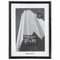 Рамка 21х30 см небьющаяся, багет 14 мм, пластик, BRAUBERG "Original", черная, 391229 391229
