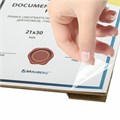 Рамка 21х30 см небьющаяся, багет 15 мм пластик, BRAUBERG "Respect", серебристая, 391271 391271