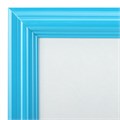 Рамка 21х30 см небьющаяся, багет 17,5 мм, пластик, BRAUBERG "Colorful", голубая, 391238 391238