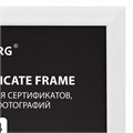Рамка 21х30 см небьющаяся, КОМПЛЕКТ 3 шт., багет 14 мм дерево, BRAUBERG "Elegant", белая, 391355 391355