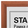 Рамка 21х30 см небьющаяся, КОМПЛЕКТ 3 шт., багет 17 мм МДФ, STAFF "Carven", цвет светлое дерево, 391323 391323