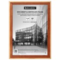 Рамка 21х30 см небьющаяся, КОМПЛЕКТ 3 шт., багет 20 мм дерево, BRAUBERG "Business", цвет светлое дерево, 391353 391353