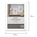 Рамка 21х30 см небьющаяся, КОМПЛЕКТ 3 штуки, багет 21 мм, МДФ, BRAUBERG "Idea", белая, 391392 391392