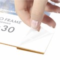 Рамка 21х30 см небьющаяся, КОМПЛЕКТ 4 шт., багет 16 мм МДФ, BRAUBERG "Basic", черная, 391259 391259