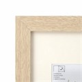 Рамка 21х30 см с паспарту 13х18 см, небьющаяся, багет 26 мм, МДФ, BRAUBERG "Ambassador", цвет дуб, 391367 391367