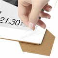 Рамка 21х30 см с паспарту 15х21 см небьющаяся, багет 20 мм, пластик, BRAUBERG "New Age", черная, 391275 391275