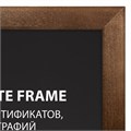 Рамка 21х30 см, дерево, багет 14 мм, BRAUBERG "Elegant", грецкий орех, акриловый экран, 391297 391297