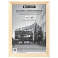 Рамка 21х30 см, дерево, багет 20 мм, BRAUBERG "Business", цвет натуральный, акриловый экран, 391292 391292