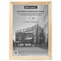 Рамка 21х30 см, дерево, багет 20 мм, BRAUBERG "Business", цвет натуральный, акриловый экран, 391292 391292
