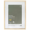 Рамка 30х40 см небьющаяся, аналог IKEA, багет 12 мм, дерево, BRAUBERG "Woodray", цвет натуральный, 391361 391361