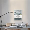 Рамка 30х40 см небьющаяся, аналог IKEA, багет 21 мм, МДФ, BRAUBERG "Idea", белая, 391372 391372