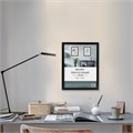 Рамка 30х40 см небьющаяся, аналог IKEA, багет 21 мм, МДФ, BRAUBERG "Idea", черная, 391373 391373