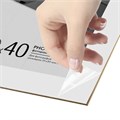 Рамка 30х40 см с паспарту 21х30 см небьющаяся, багет 20 мм, пластик, BRAUBERG "New Age", белая, 391278 391278