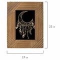 Рамка из мангового дерева BRAUBERG LOFT MANUSCRIPT, фото 10х15 см, стекло, 17х22 см, 391284 391284