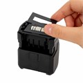 Датер со свободным полем, оттиск 41 х 24 мм, синий, TRODAT 4750 PRINTY 4.0, корпус черный, 141304 238360