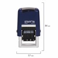 Датер-мини STAFF, месяц буквами, оттиск 22х4 мм, "Printer 7810", 237432 237432