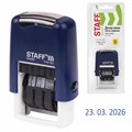 Датер-мини STAFF, месяц цифрами, оттиск 22х4 мм, "Printer 7810 BANK", 237433 237433