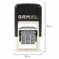 Датер-мини месяц буквами, оттиск 20х3,8 мм синий, GRM 4810, 124131000 237744
