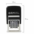 Датер-мини месяц цифрами, оттиск 20х3,8 мм синий, GRM 4810 BANK, 124131001 237743