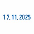 Датер-мини месяц цифрами, оттиск 22х4 мм, синий, TRODAT 4820 BANK, корпус черный, 82498 235580