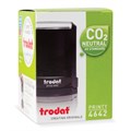 Оснастка для печатей оттиск D=42 мм синий, TRODAT 4642 PRINTY 4.0, корпус черный, крышка, подушка 235431