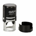 Оснастка для печатей, оттиск D=40 мм, синий, GRM 46040, корпус черный, крышка, подушка, 120900004 231674