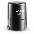Оснастка для печатей, оттиск D=42 мм, синий, TRODAT IDEAL 46042, корпус черный, крышка, подушка, 125308 237928