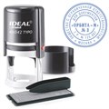 Печать самонаборная 1,5-круга, оттиск D=42 синий,TRODAT IDEAL 46042DB-R1,5, крышка, КАССА В КОМПЛЕКТЕ, 161484 237935