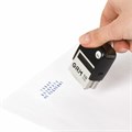 Штамп самонаборный (мини) 3-строчный, оттиск 26х12 мм, синий, GRM 10 DIY, КАССА В КОМПЛЕКТЕ, 116000000 237739