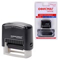 Штамп самонаборный 3-строчный ОФИСМАГ, оттиск 38х14 мм, "Printer 8051", КАССА В КОМПЛЕКТЕ, 271923 271923