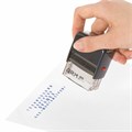 Штамп самонаборный 4-строчный, оттиск 38х14 мм, синий, без рамки, GRM 20, КАССА В КОМПЛЕКТЕ, 116000010 231666