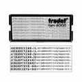 Штамп самонаборный 4-строчный, оттиск 47х18 мм, без рамки, TRODAT IDEAL 4912 P2, КАССА В КОМПЛЕКТЕ, 125427 236848