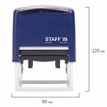 Штамп самонаборный 8-строчный STAFF, оттиск 60х40 мм, "Printer 8027", КАССЫ В КОМПЛЕКТЕ, 237430 237430