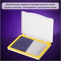 Штемпельная подушка BRAUBERG, 120х90 мм (рабочая поверхность 105х65 мм), неокрашенная, 236870 236870