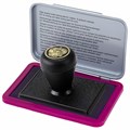 Штемпельная подушка TRODAT IDEAL 9071М, 90х56 мм, металлический корпус, ФИОЛЕТОВАЯ, 153126 238385