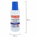 Краска штемпельная BRAUBERG PROFESSIONAL, clear stamp, синяя, 30 мл, на водной основе, 227981 227981