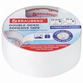 Клейкая двухсторонняя лента 38 мм х 10 м, БУМАЖНАЯ ОСНОВА, BRAUBERG, 229056 229056