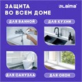 Клейкая лента бордюрная для ванны и кухни 60 мм х 3,35 м, белая, акриловая основа, LAIMA, 608773 608773