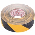 Клейкая ПРОТИВОСКОЛЬЗЯЩАЯ зернистая лента 50 мм х 20 м, ЧЕРНО-ЖЕЛТАЯ, основа ПВХ, BRAUBERG, 606775 606775