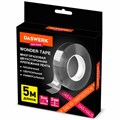 Многоразовая двухсторонняя прозрачная крепежная лента "Скотч NANO tape 5 м х 30 мм", 2 мм, DASWERK, 607929 607929