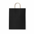 Крафт-пакет бумажный "Black" 26х15х35 см, с кручеными ручками, плотность 80 г/м2, моноцвет, 112429 701004