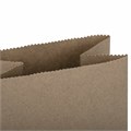 Крафт-пакет бумажный 12х8х24 см, КОМПЛЕКТ 100 шт., плотность 90 г/м2, LAIMA ECO CRAFT, 609682 609682