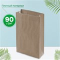 Крафт-пакет бумажный 18х12х29 см, КОМПЛЕКТ 100 шт., плотность 90 г/м2, LAIMA ECO CRAFT, 609683 609683